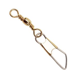 Eagle Claw 01041-007 Barrel Swivel w/Snap Bronze 6pk