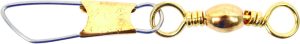 Eagle Claw Barrel Swivel w Safety Snap 1/0